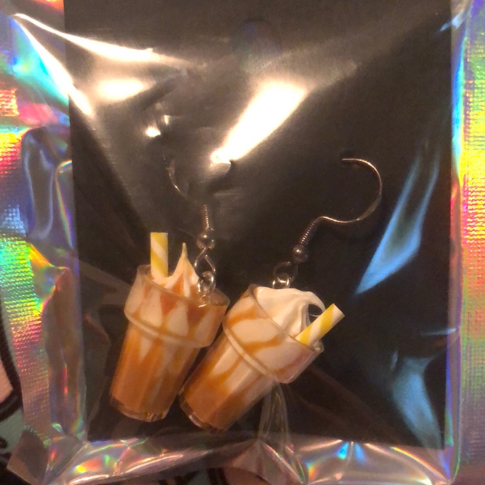 Caramel Frappuccino Earrings